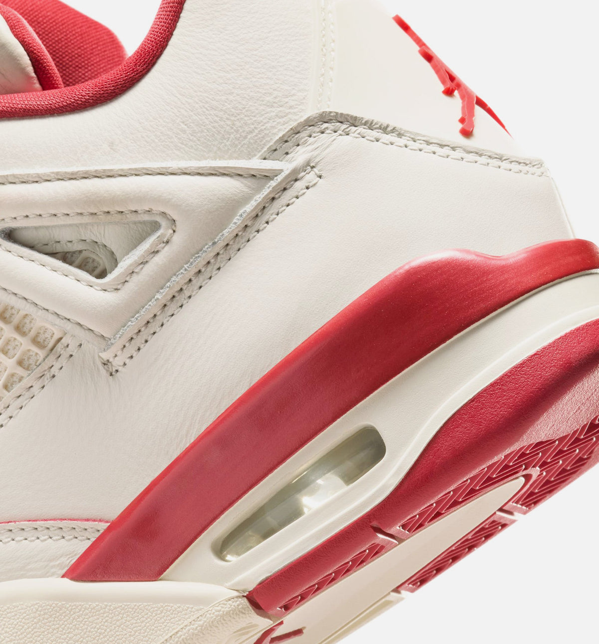 Air Jordan 4 Retro Valentine’s Day Women’s Lifestyle Shoe – Pale Ivory/Sierra Red/Tough Red