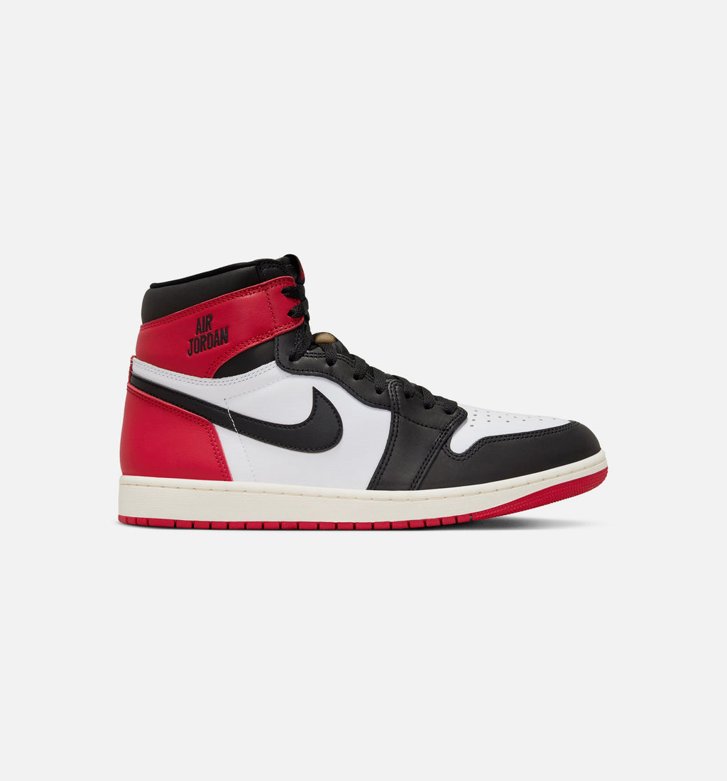 Air Jordan 1 Retro High OG Black Toe Men’s Lifestyle Shoe – White/Black/Varsity Red/Sail