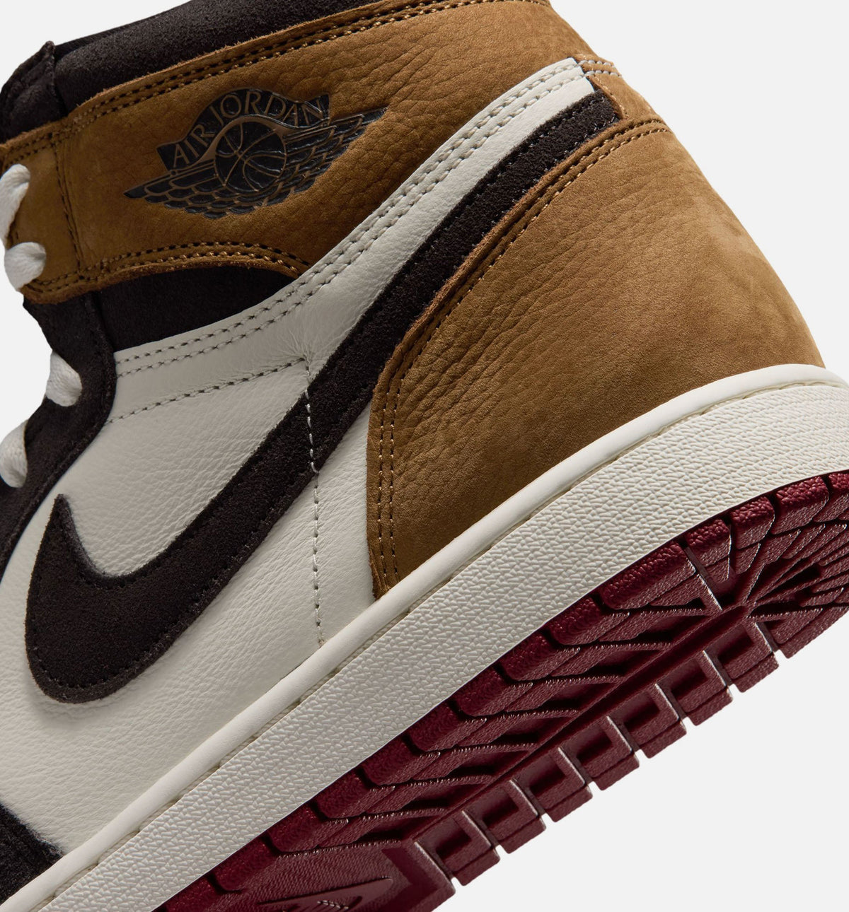 Air Jordan 1 Retro High OG Love Letter Men’s Lifestyle Shoe – Shadow Brown/Team Red/Light British Tan