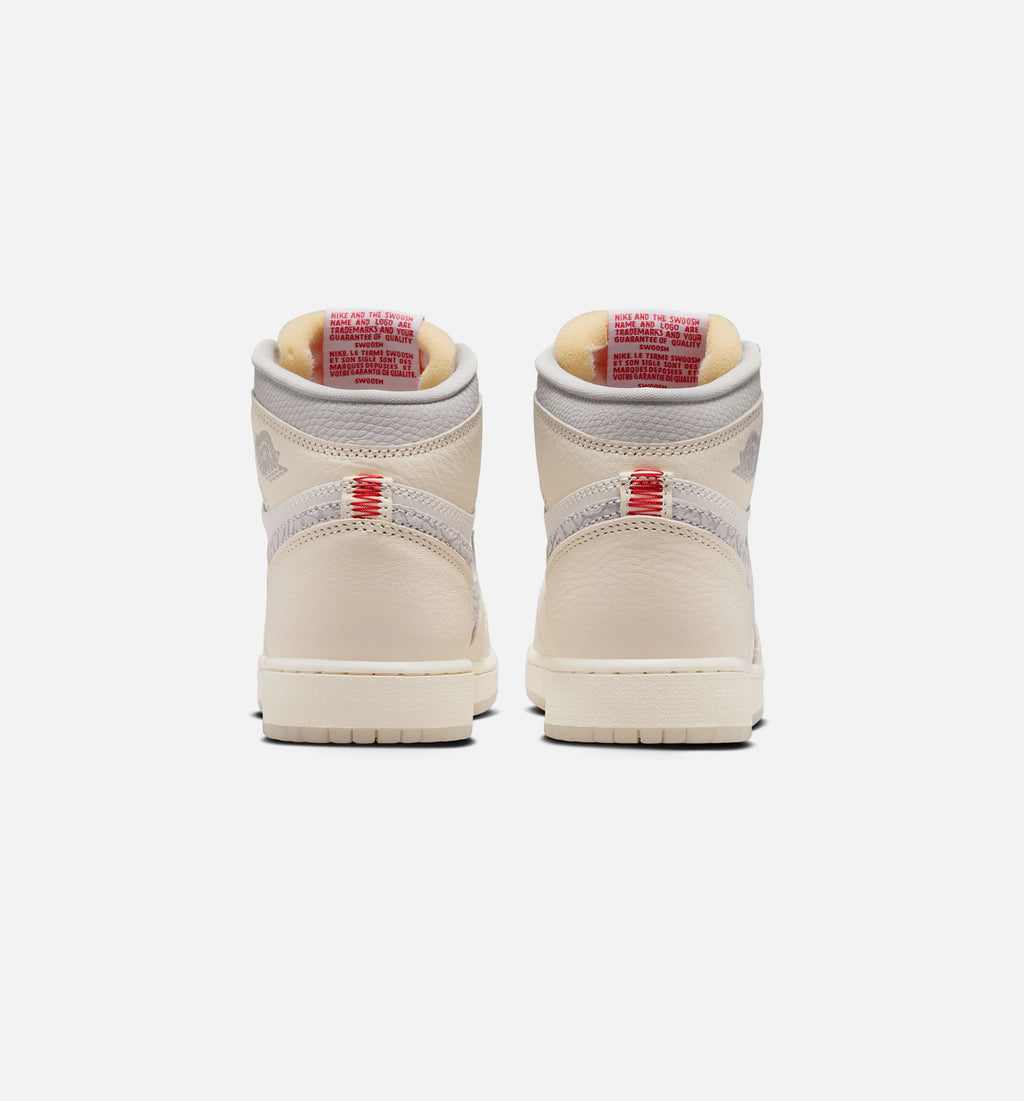 Air Jordan 1 Retro High OG Grade School Lifestyle Shoe – Sail/University Red/Pale Ivory/Coconut Milk/Phantom