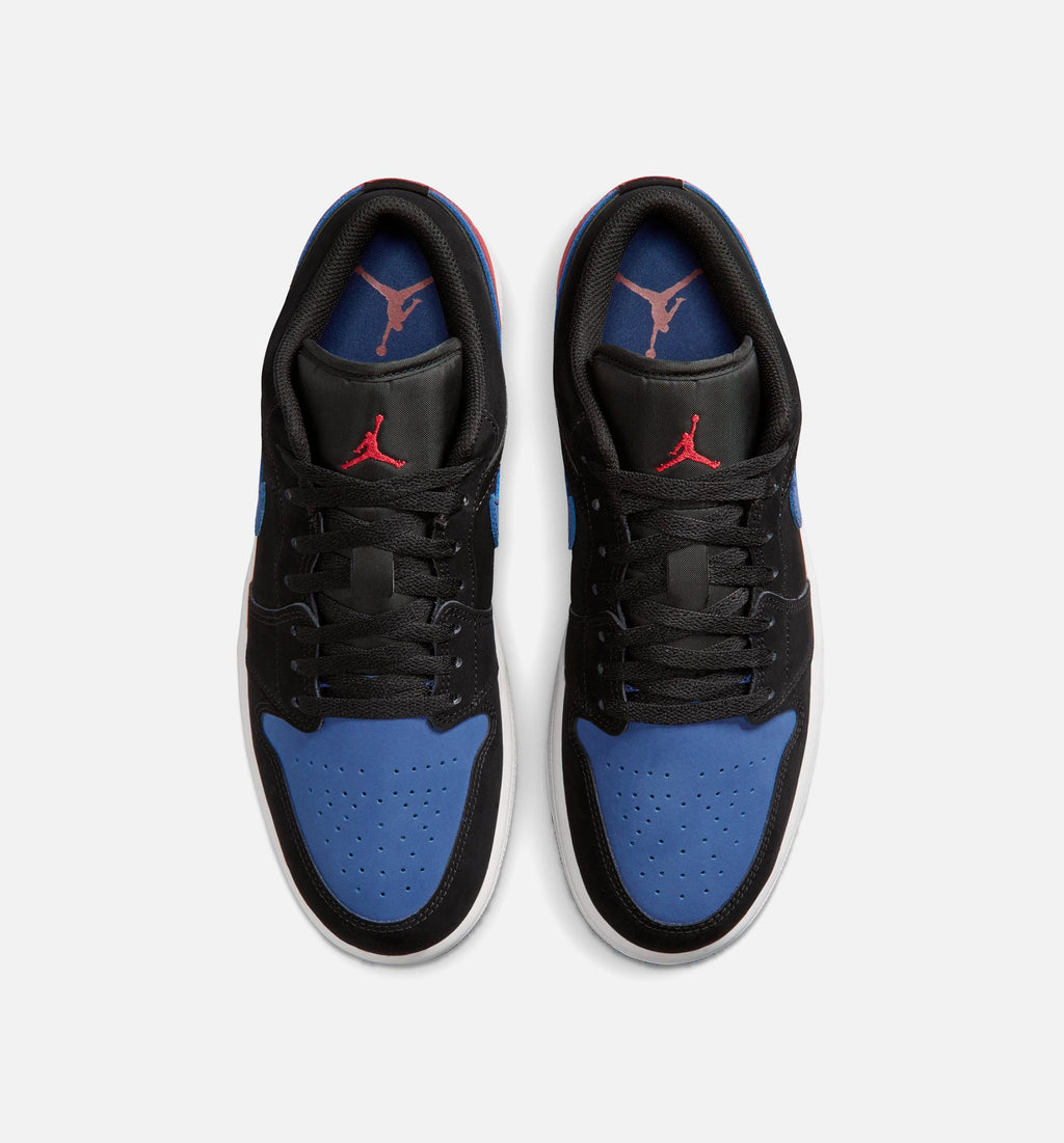 Air Jordan 1 Low Men’s Lifestyle Shoe – Black/Summit White/True Blue/Varsity Red