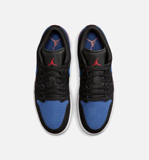 Air Jordan 1 Low Men’s Lifestyle Shoe – Black/Summit White/True Blue/Varsity Red