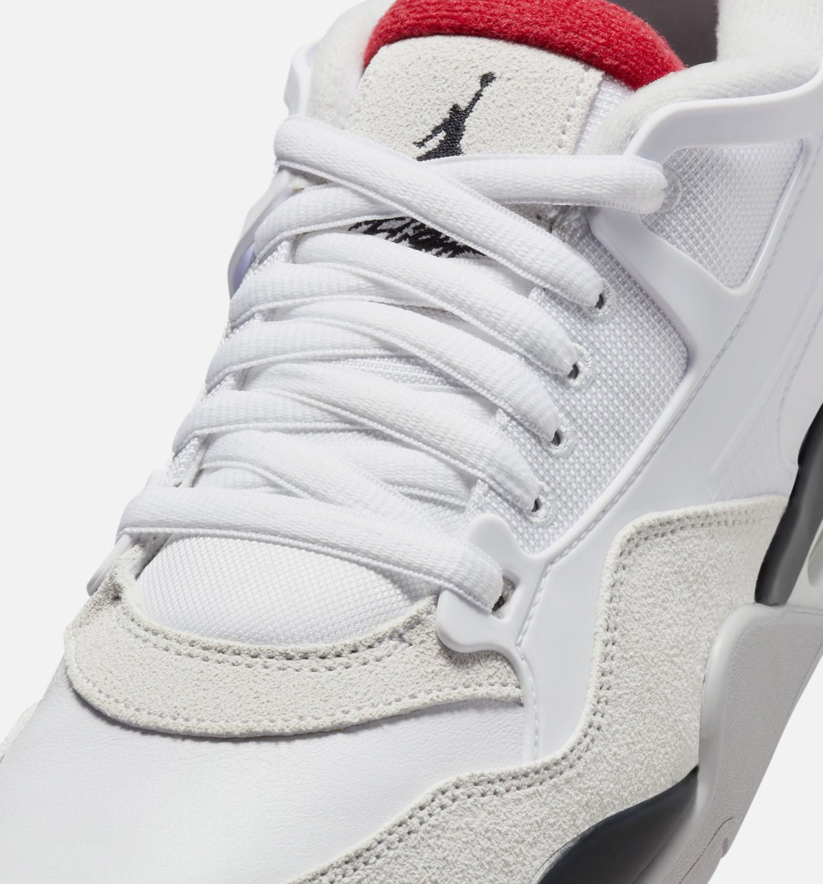 Air Jordan 4 RM Men’s Lifestyle Shoe – White/Black/Neutral Grey/Varsity Red