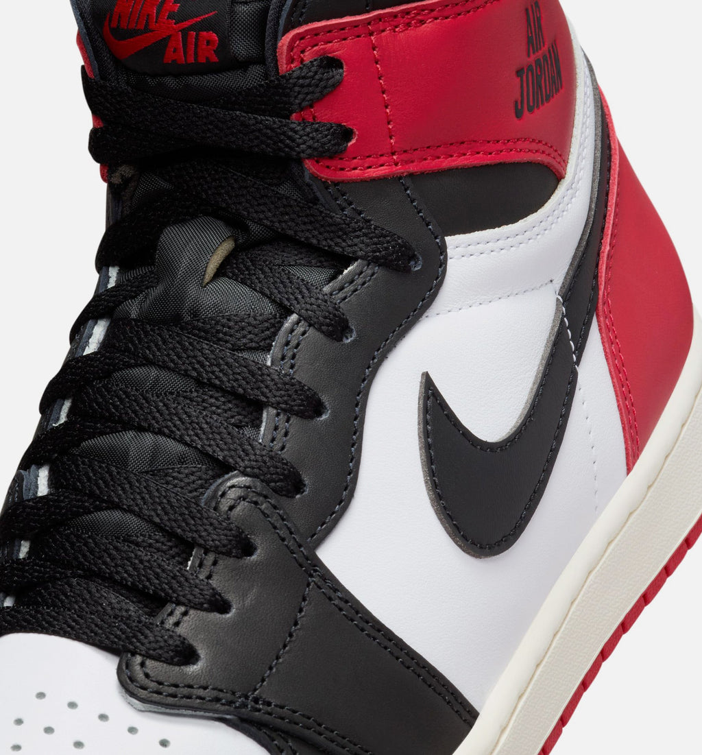 Air Jordan 1 Retro High OG Black Toe Men’s Lifestyle Shoe – White/Black/Varsity Red/Sail