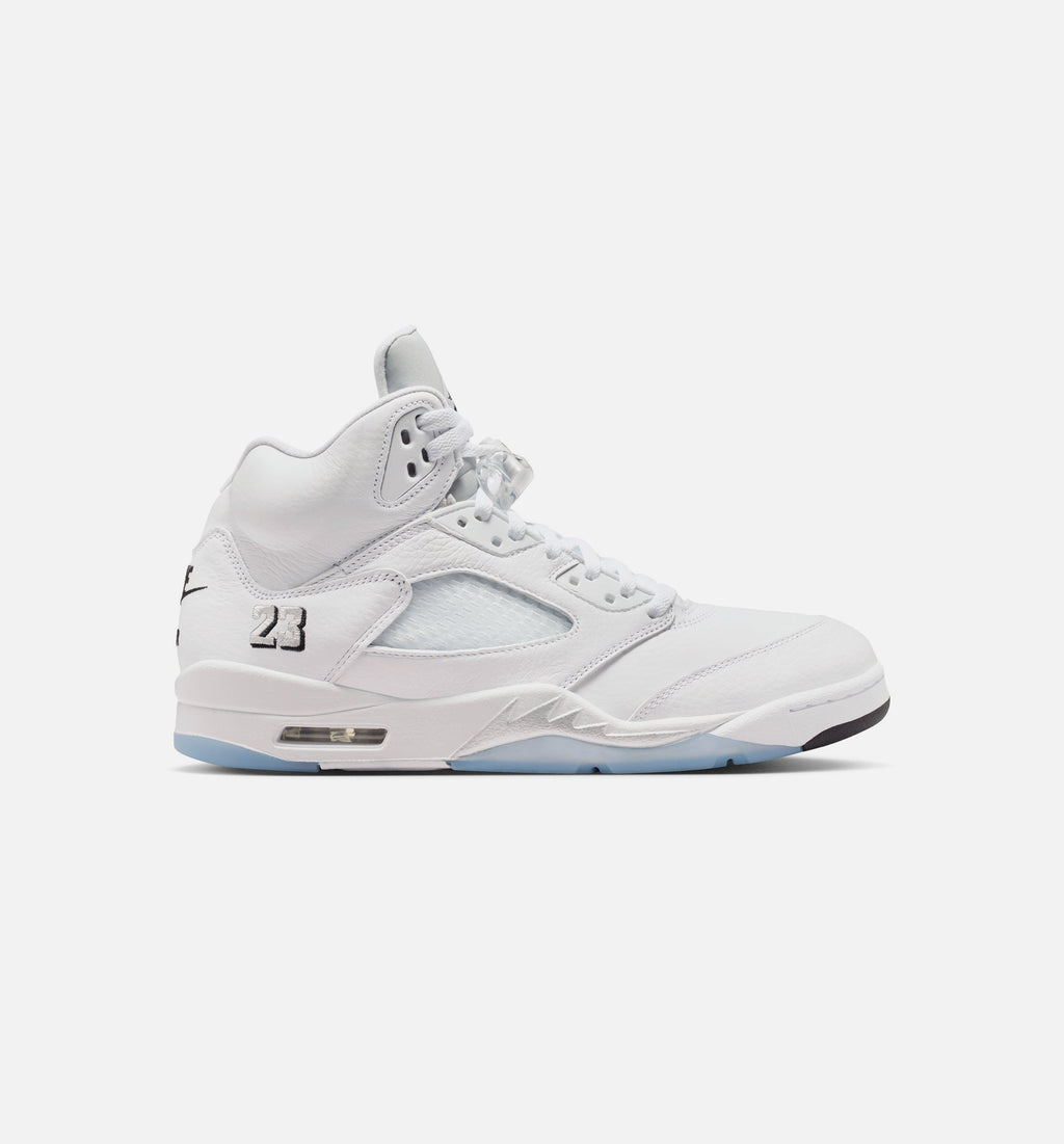 Air Jordan 5 Retro OG White Metallic Men’s Lifestyle Shoe – White/Metallic Silver/Black