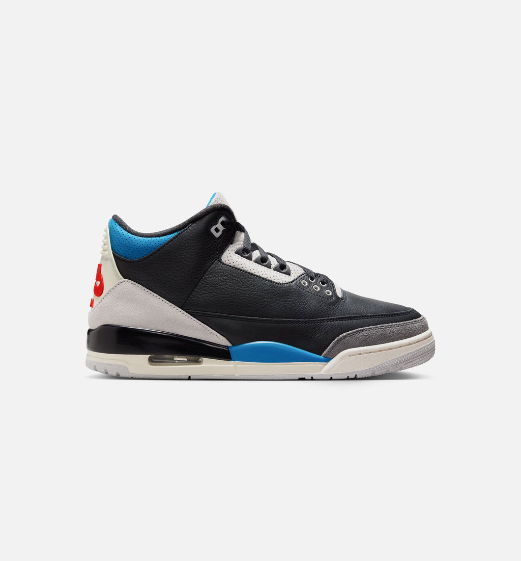 Air Jordan 3 Retro OG Rare Air Men’s Lifestyle Shoe – Black/Chile Red/Neutral Grey