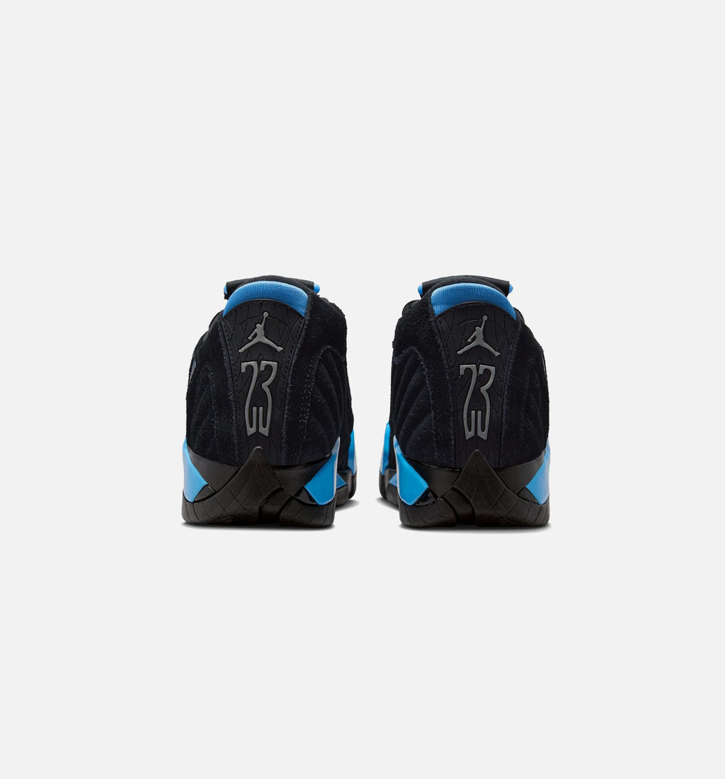Air Jordan 14 Retro Black University Blue Grade School Lifestyle Shoe – Black/White/University Blue