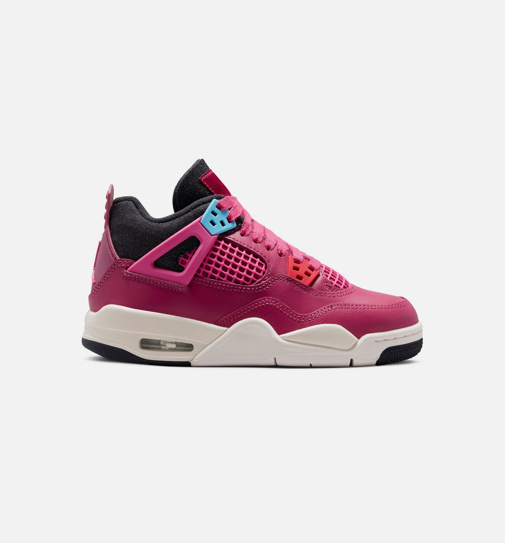 Air Jordan 4 Retro She’s A Star Grade School Lifestyle Shoe – Sweet Beet/Desert Pink/Off Noir/Chalk