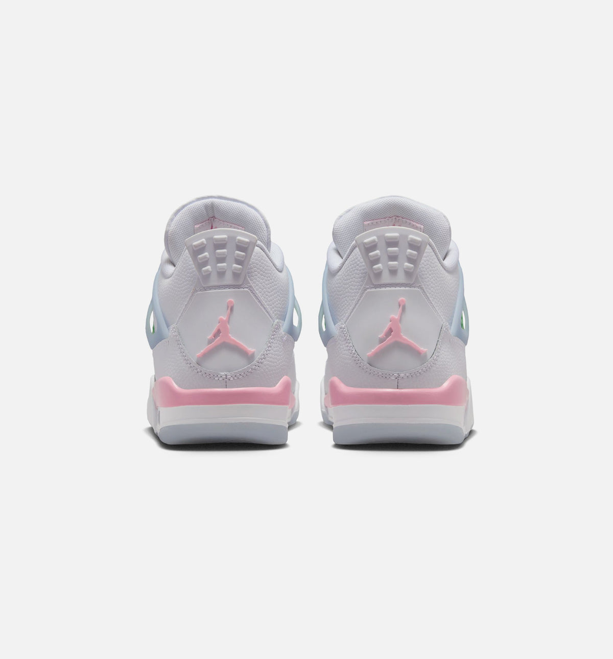 Air Jordan 4 Retro Medium Soft Pink Grade School Lifestyle Shoe – White/Medium Soft Pink/Half Blue
