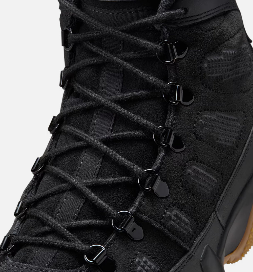 Air Jordan 9 Retro Men’s Lifestyle Boot – Black/Black/Gum Light Brown