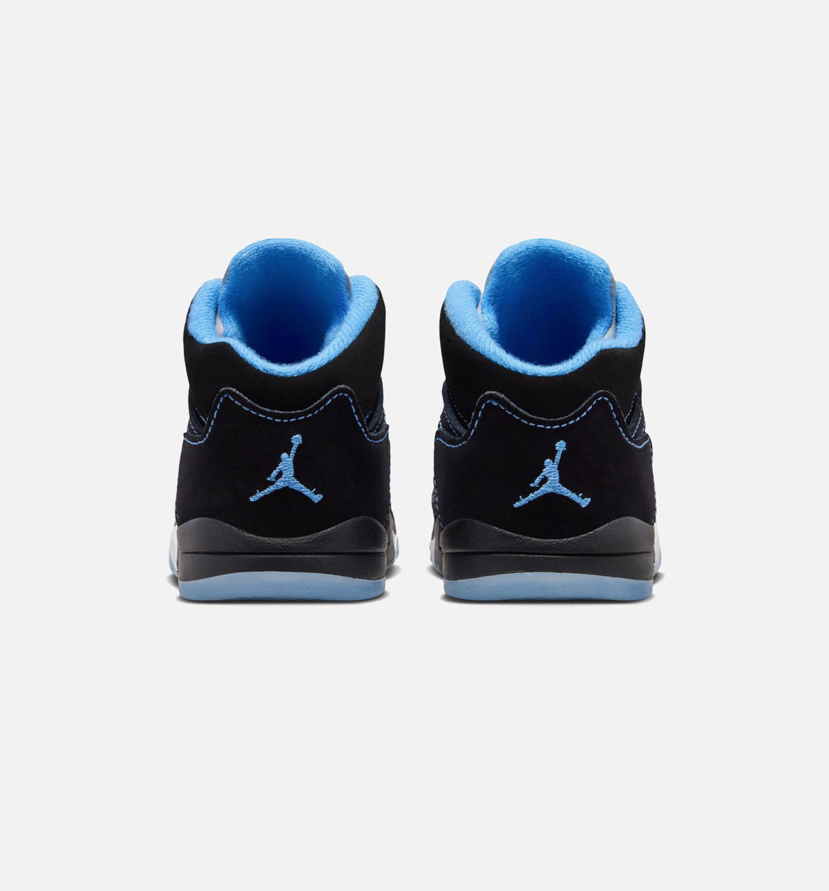 Air Jordan 5 Retro Black Carolina Infant/Toddler Lifestyle Shoe – Black/University Blue/White