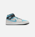 Air Jordan 1 Mid SE Men’s Lifestyle Shoe – Summit White/Blue Chill/Black
