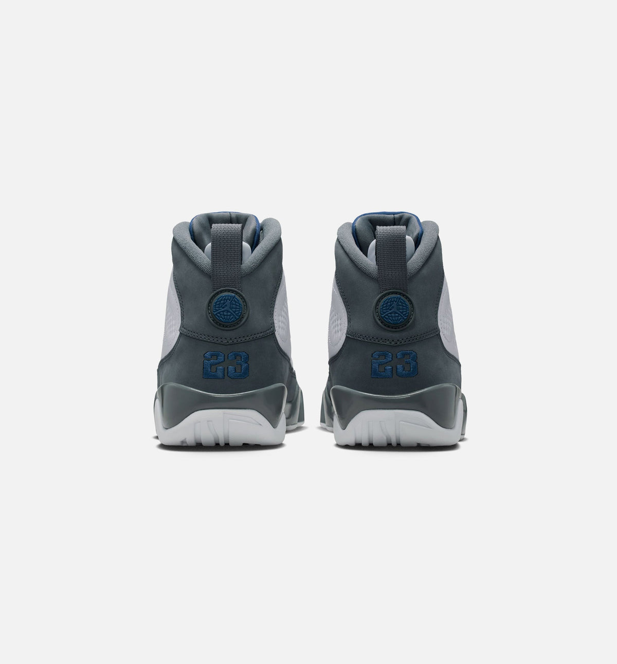 Air Jordan 9 Retro Flint Grey and French Blue Men’s Lifestyle Shoe – White/French Blue/Flint Grey