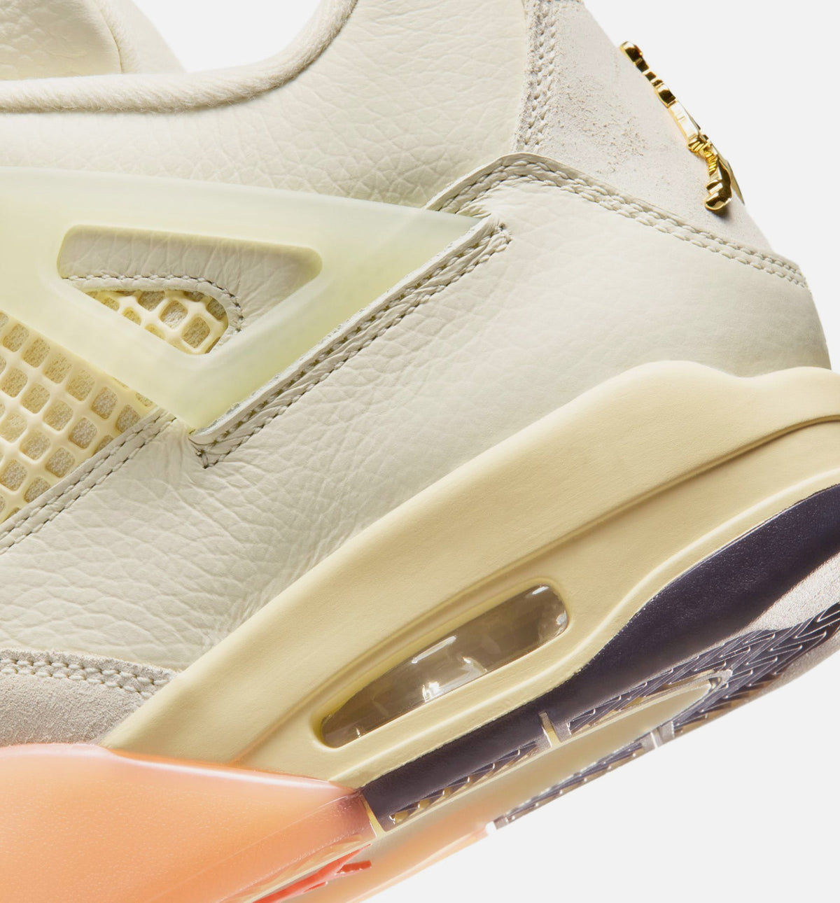 Air Jordan 4 Retro Birds of Paradise Women’s Lifestyle Shoe – Coconut Milk/Metallic Gold/Muslin/Bright Mango/Sundial/Black