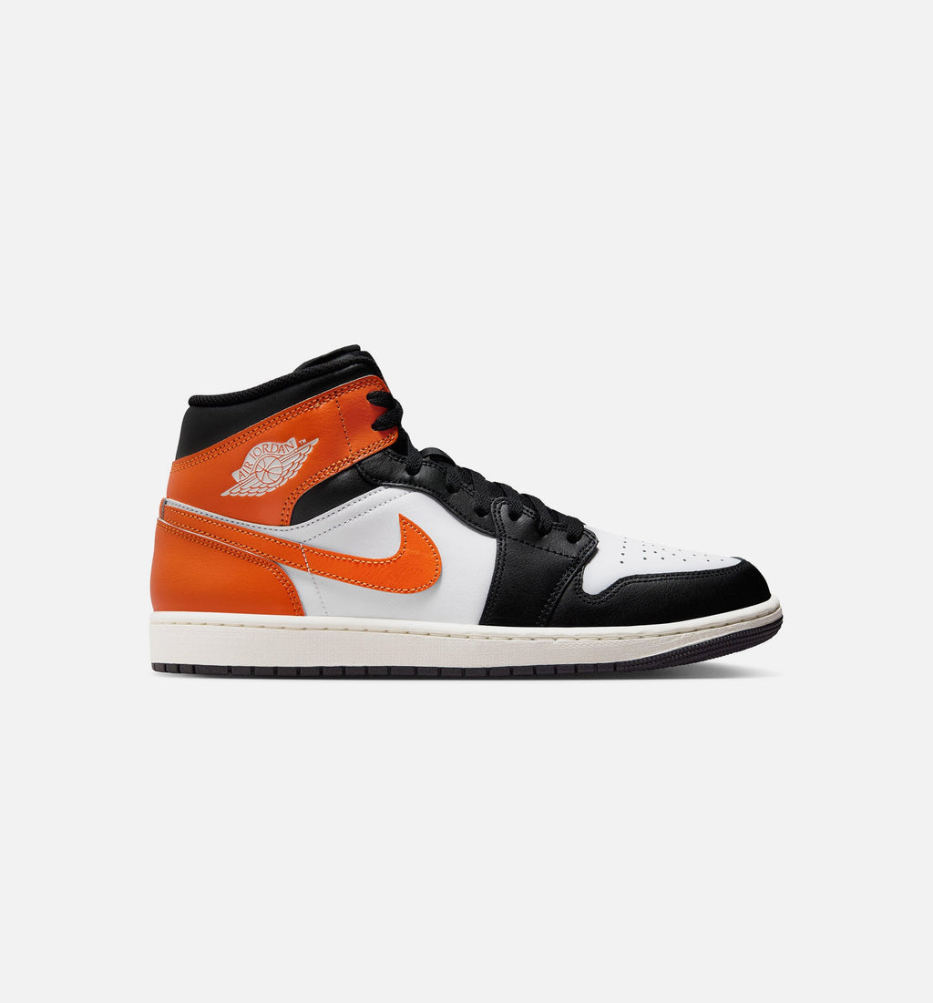 Air Jordan 1 Mid Men’s Lifestyle Shoe – Starfish/White/Sail/Black