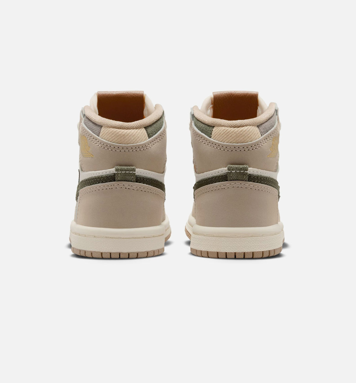 Air Jordan 1 Retro High OG Infant/Toddler Lifestyle Shoe – Khaki/Sail/Coconut Milk/Cargo Khaki