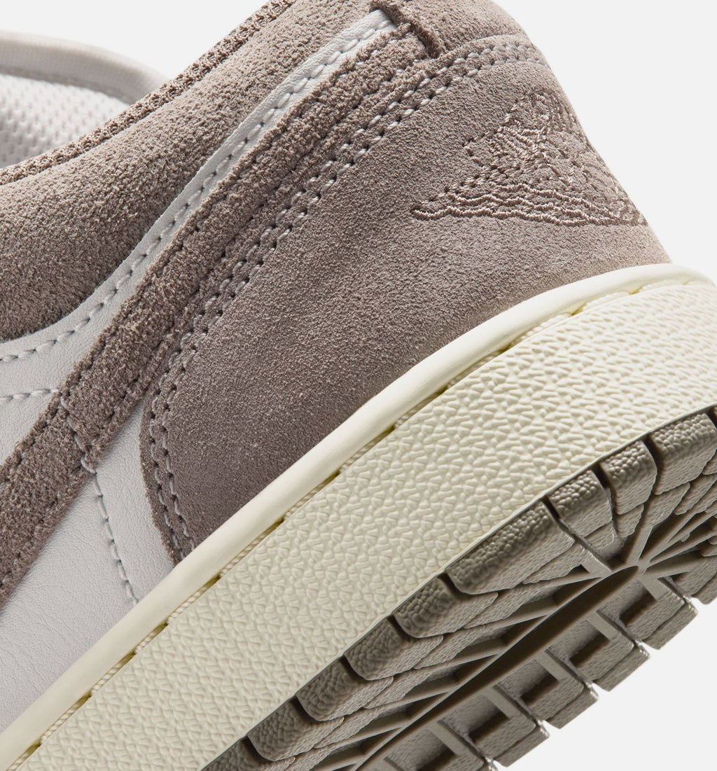 Air Jordan 1 Low Grade School Lifestyle Shoe – Olive Grey/Enigma Stone/Summit White