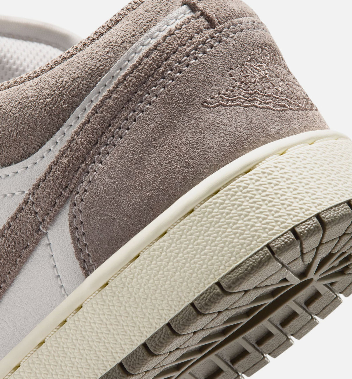 Air Jordan 1 Low Grade School Lifestyle Shoe – Olive Grey/Enigma Stone/Summit White