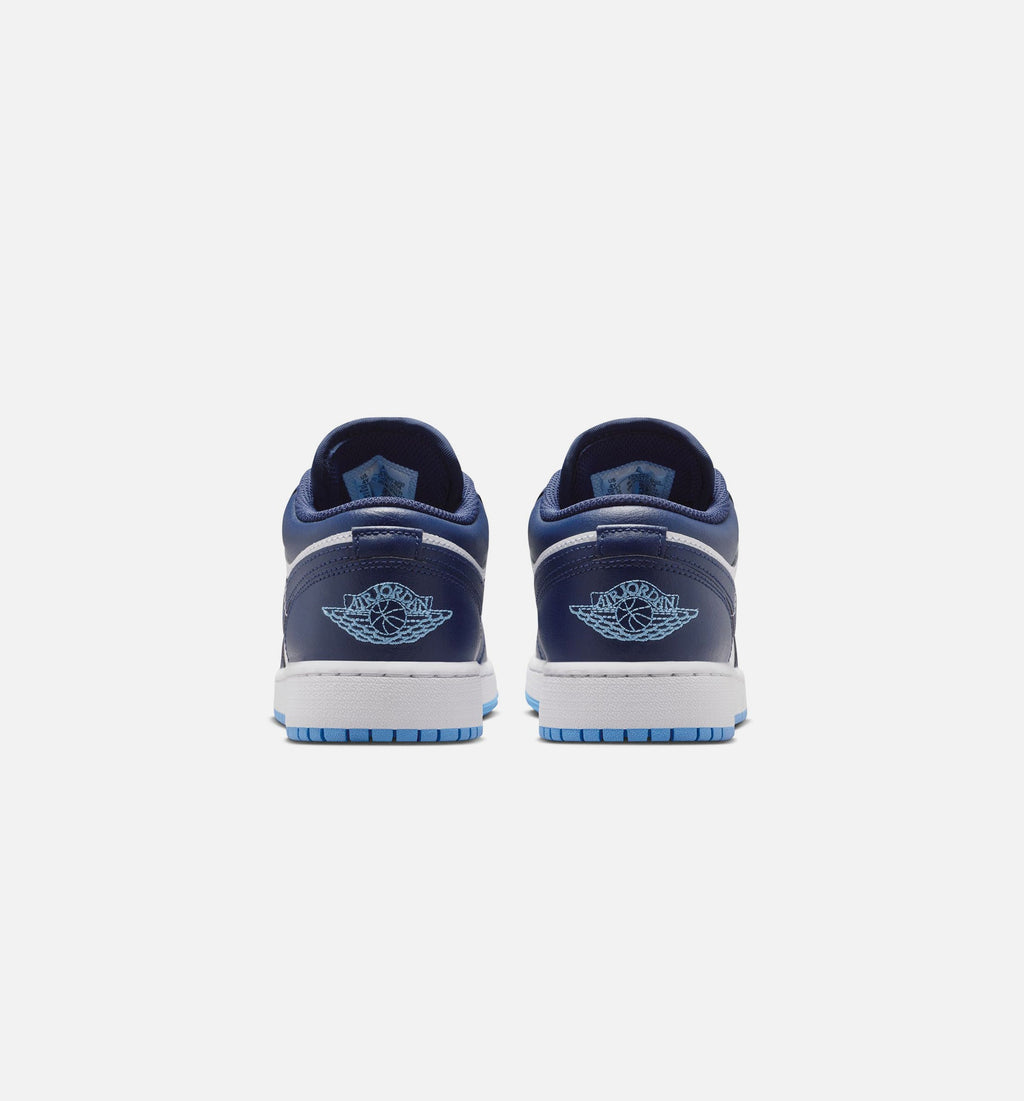 Air Jordan 1 Low Grade School Lifestyle Shoe – Midnight Navy/University Blue/White
