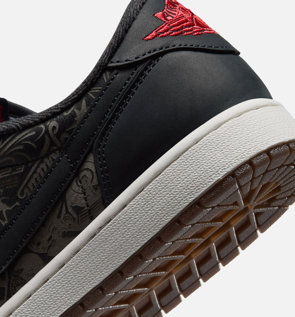 Air Jordan 1 Retro Low OG Laser Men’s Lifestyle Shoe – Black/Varsity Red/Summit White