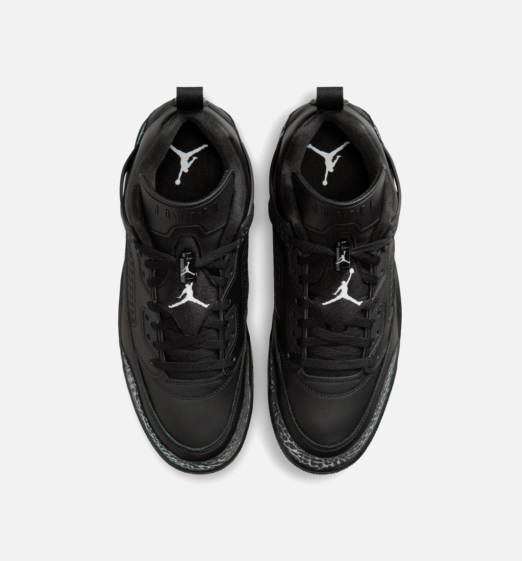 Spizike Low Men’s Basketball Shoe – Black/Black/Metallic Silver