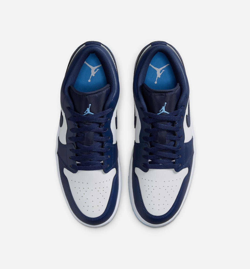 Air Jordan 1 Low Men’s Lifestyle Shoe – Midnight Navy/University Blue/White