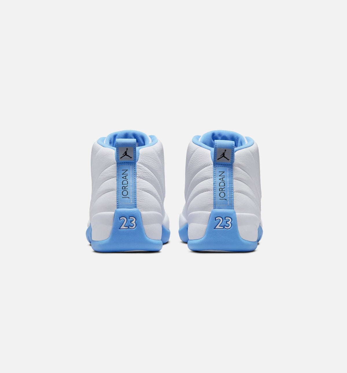Air Jordan 12 Retro White and University Blue Men’s Lifestyle Shoe – White/University Blue/Metallic Silver