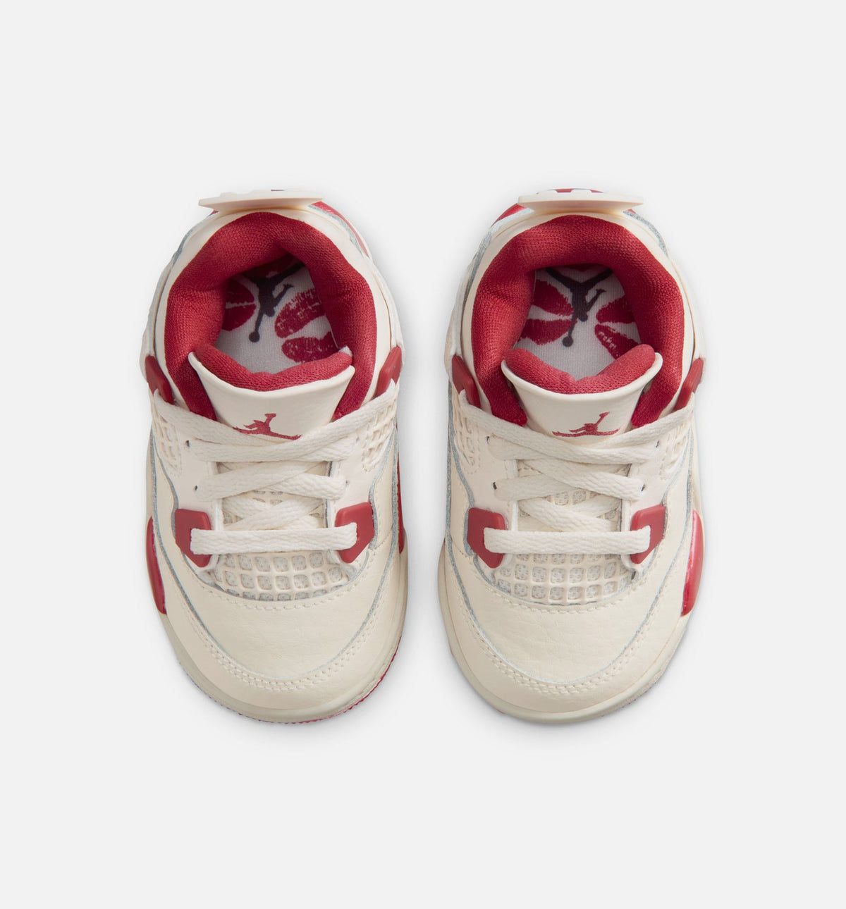 Air Jordan 4 Retro Valentine’s Day Infant/Toddler Lifestyle Shoe – Pale Ivory/Sierra Red/Tough Red