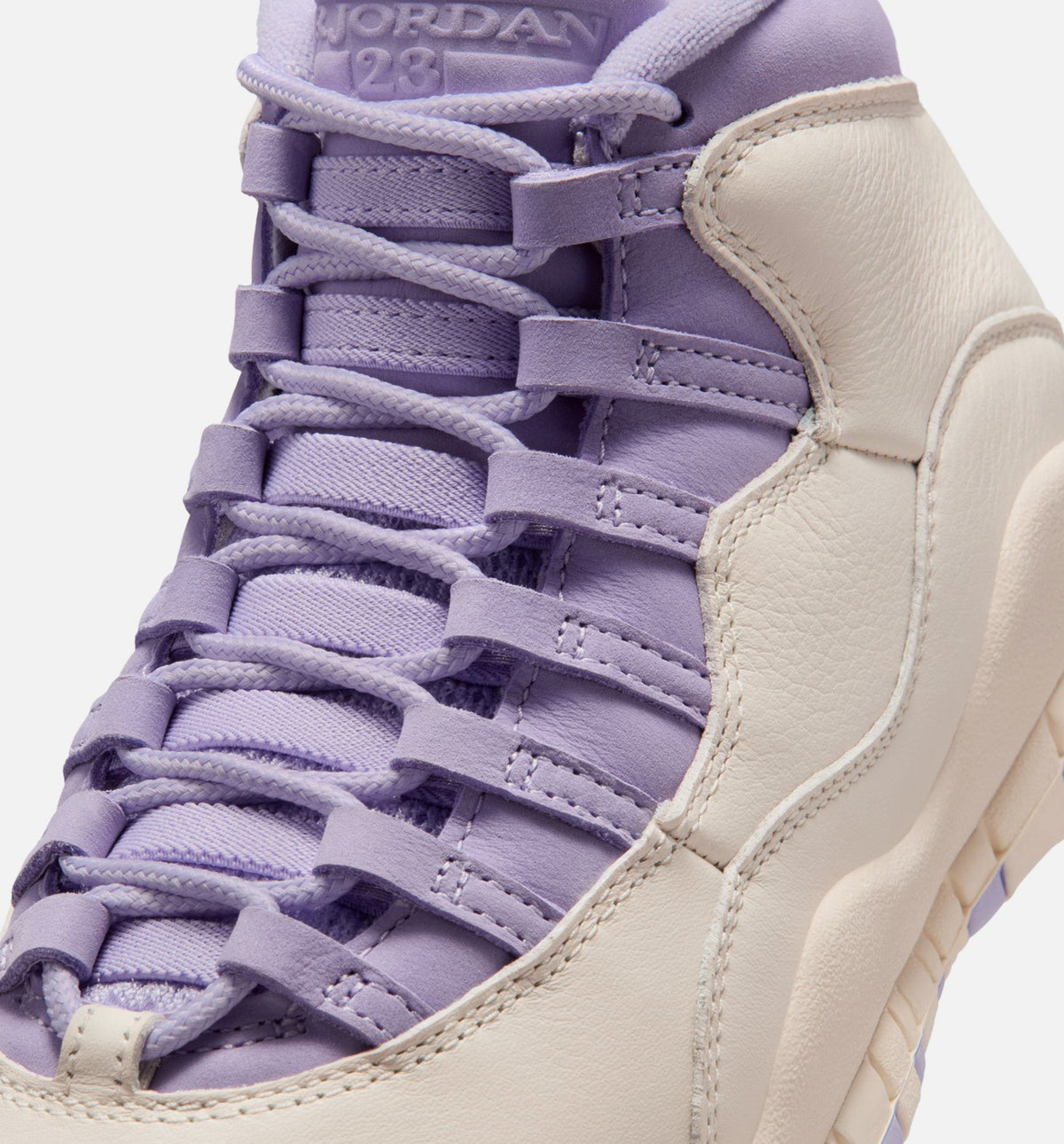 Air Jordan 10 Retro Hydrangeas Women’s Lifestyle Shoe – Chalk/Hydrangeas/Wild Grape