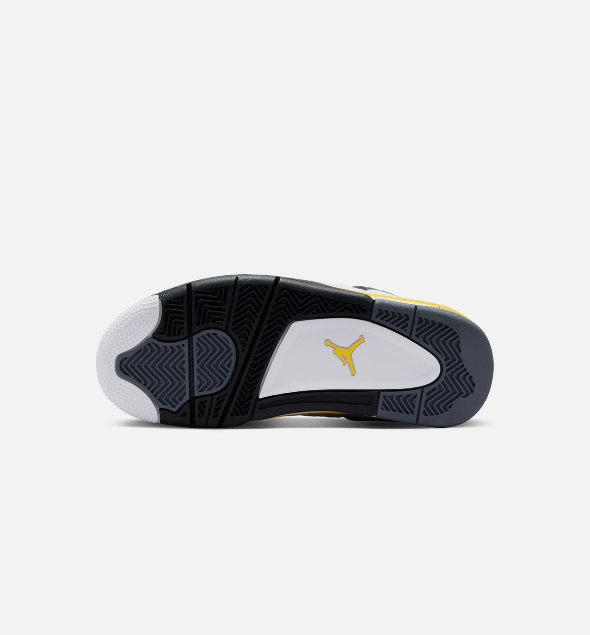 Air Jordan 4 Retro Rare Air Tour Yellow Grade School Lifestyle Shoe – White/Dark Blue Grey/Black/Tour Yellow