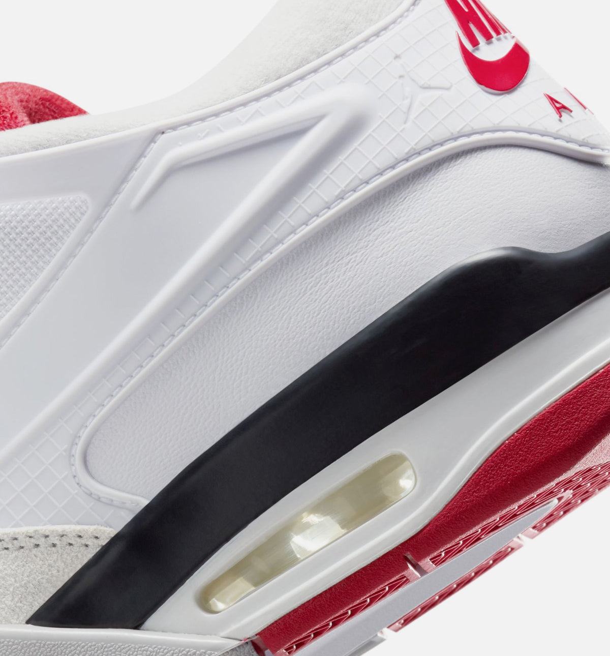Air Jordan 4 RM Men’s Lifestyle Shoe – White/Black/Neutral Grey/Varsity Red