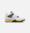 Air Jordan 4 Retro Rare Air Tour Yellow Men’s Lifestyle Shoe – White/Dark Blue Grey/Black/Tour Yellow
