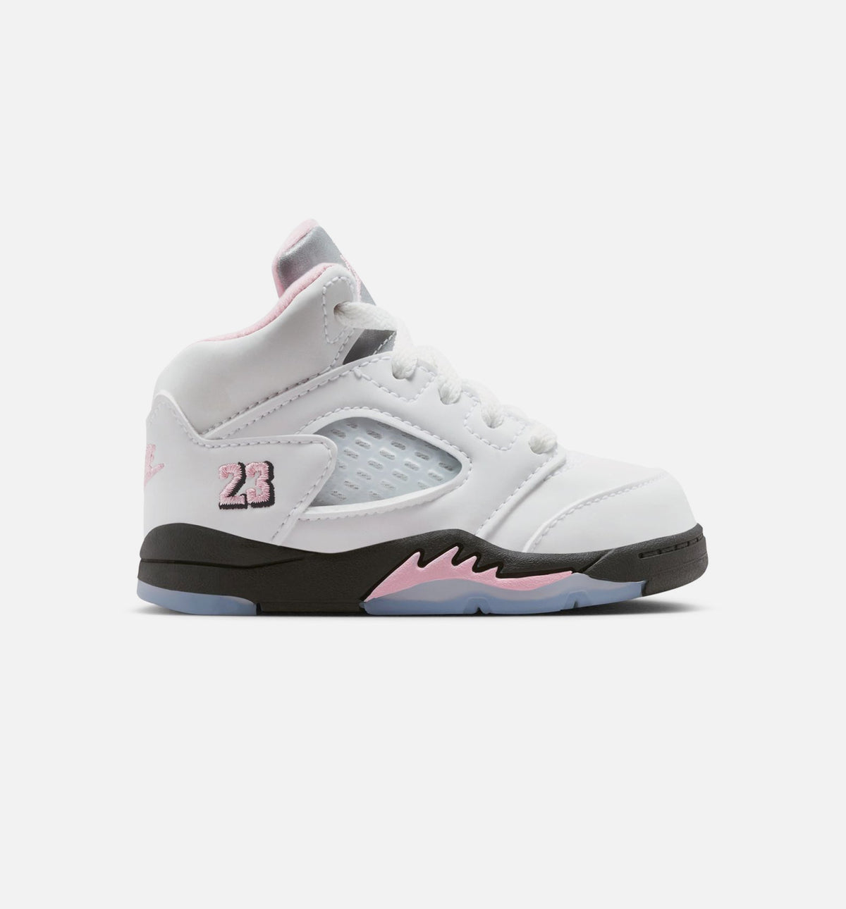 Air Jordan 5 Retro Medium Soft Pink Infant/Toddler Lifestyle Shoe – White/Black/Medium Soft Pink