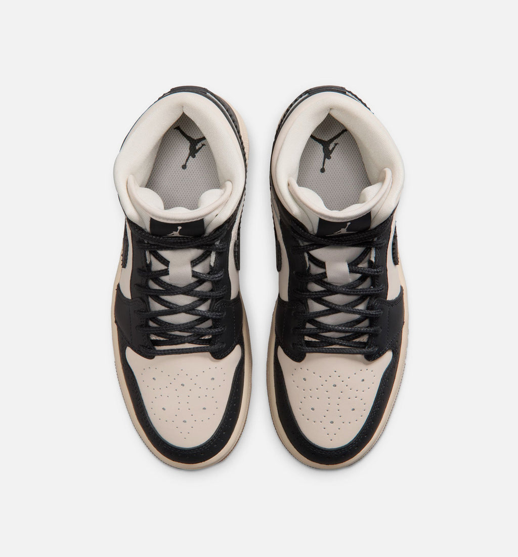Air Jordan 1 Mid SE Women’s Lifestyle Shoe – Off-Noir/Chalk/Pearl White