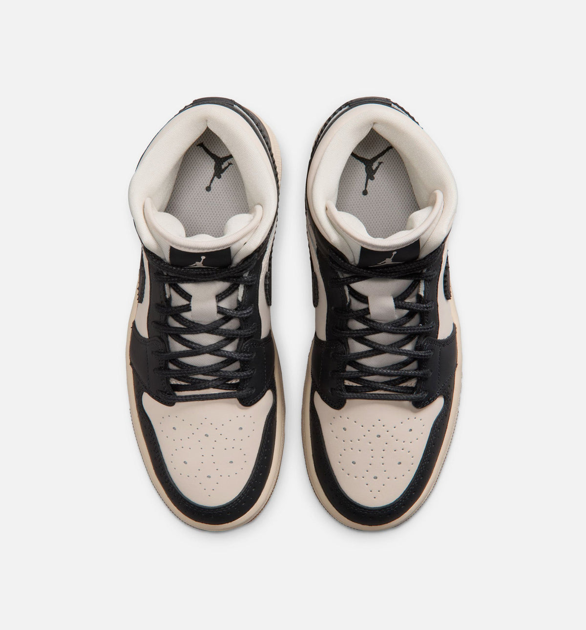 Air Jordan 1 Mid SE Women’s Lifestyle Shoe – Off-Noir/Chalk/Pearl White