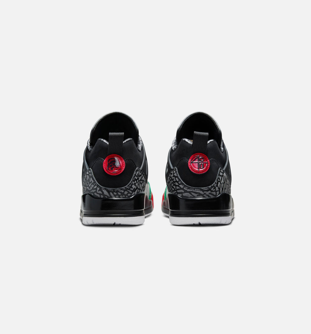 Spizike Low Men’s Lifestyle Shoe – Black/Classic Green/White/Varsity Red