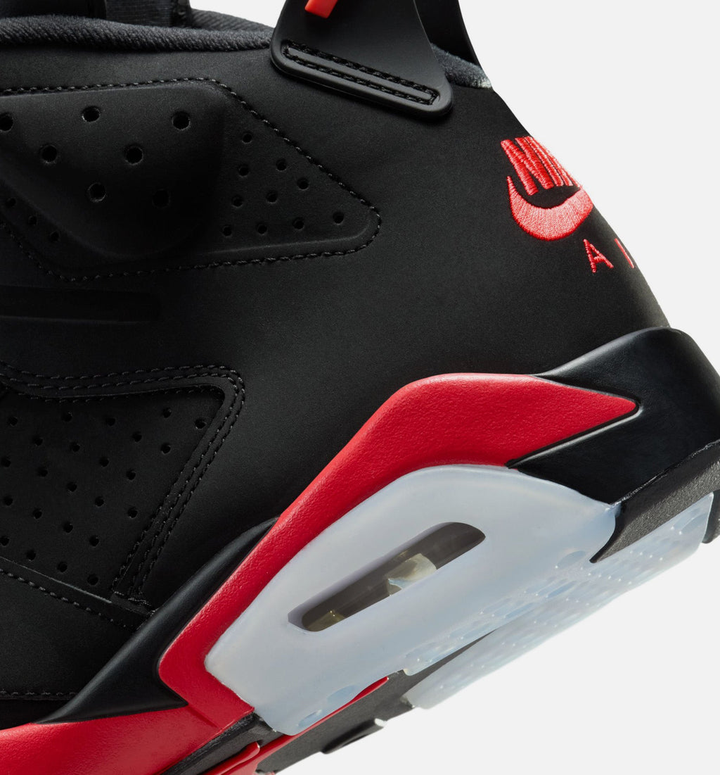Air Jordan 6 Retro Infrared Salesman Men’s Lifestyle Shoe – Black/Light Crimson