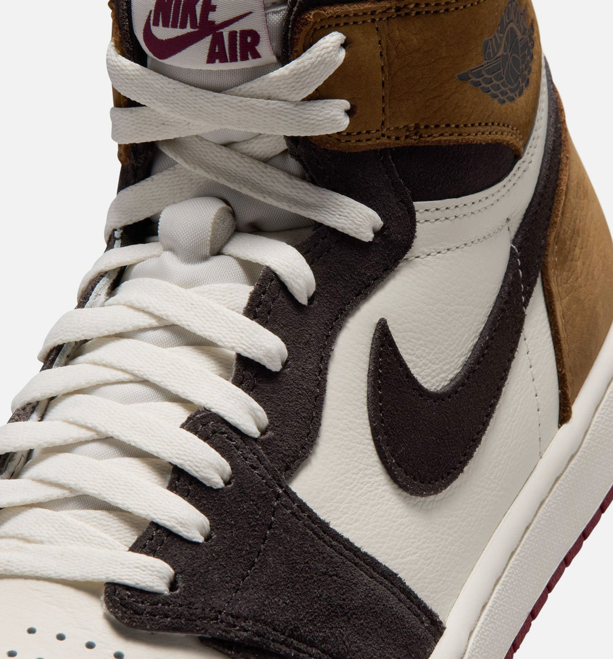 Air Jordan 1 Retro High OG Love Letter Men’s Lifestyle Shoe – Shadow Brown/Team Red/Light British Tan