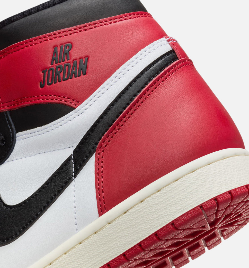 Air Jordan 1 Retro High OG Black Toe Men’s Lifestyle Shoe – White/Black/Varsity Red/Sail