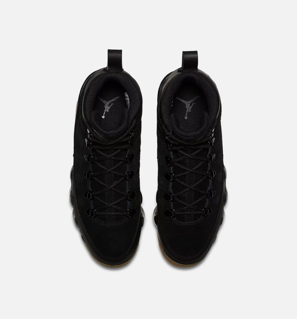 Air Jordan 9 Retro Men’s Lifestyle Boot – Black/Black/Gum Light Brown