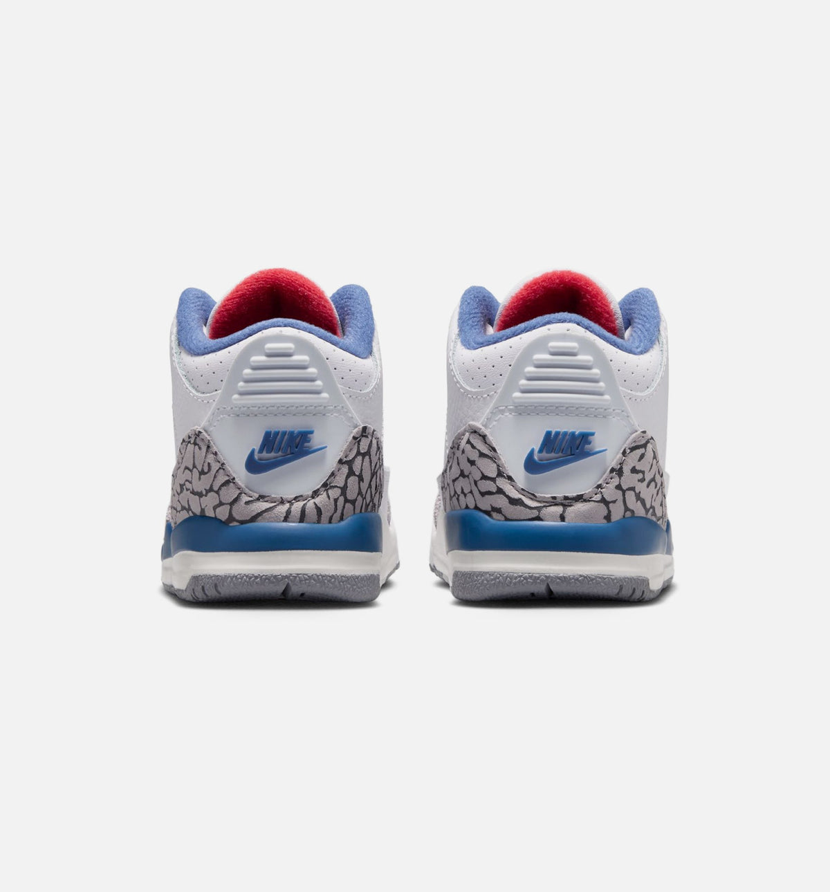 Air Jordan 3 Retro OG True Blue Infant/Toddler Lifestyle Shoe – White/Fire Red/True Blue