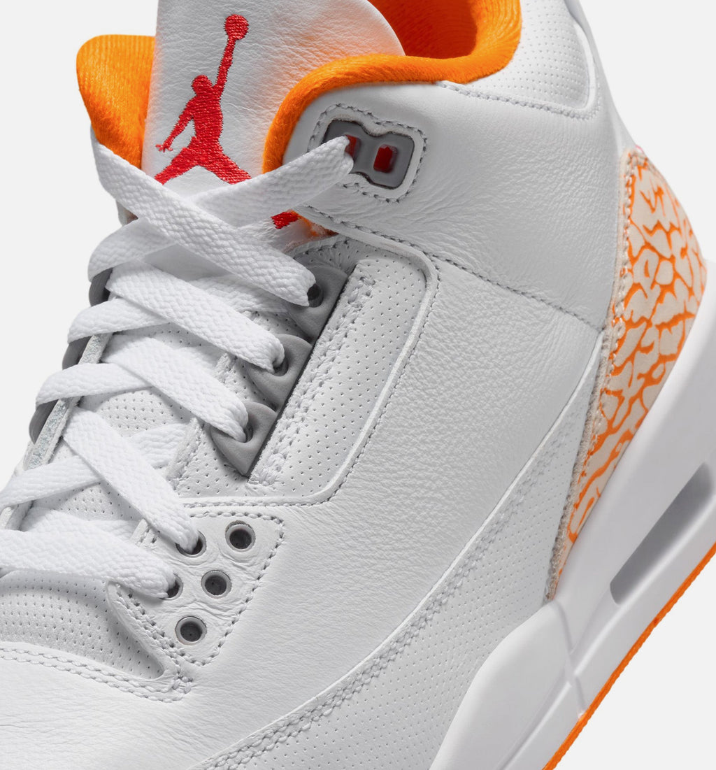 Air Jordan 3 Retro Orange Citrus Women’s Lifestyle Shoe – White/Multicolor