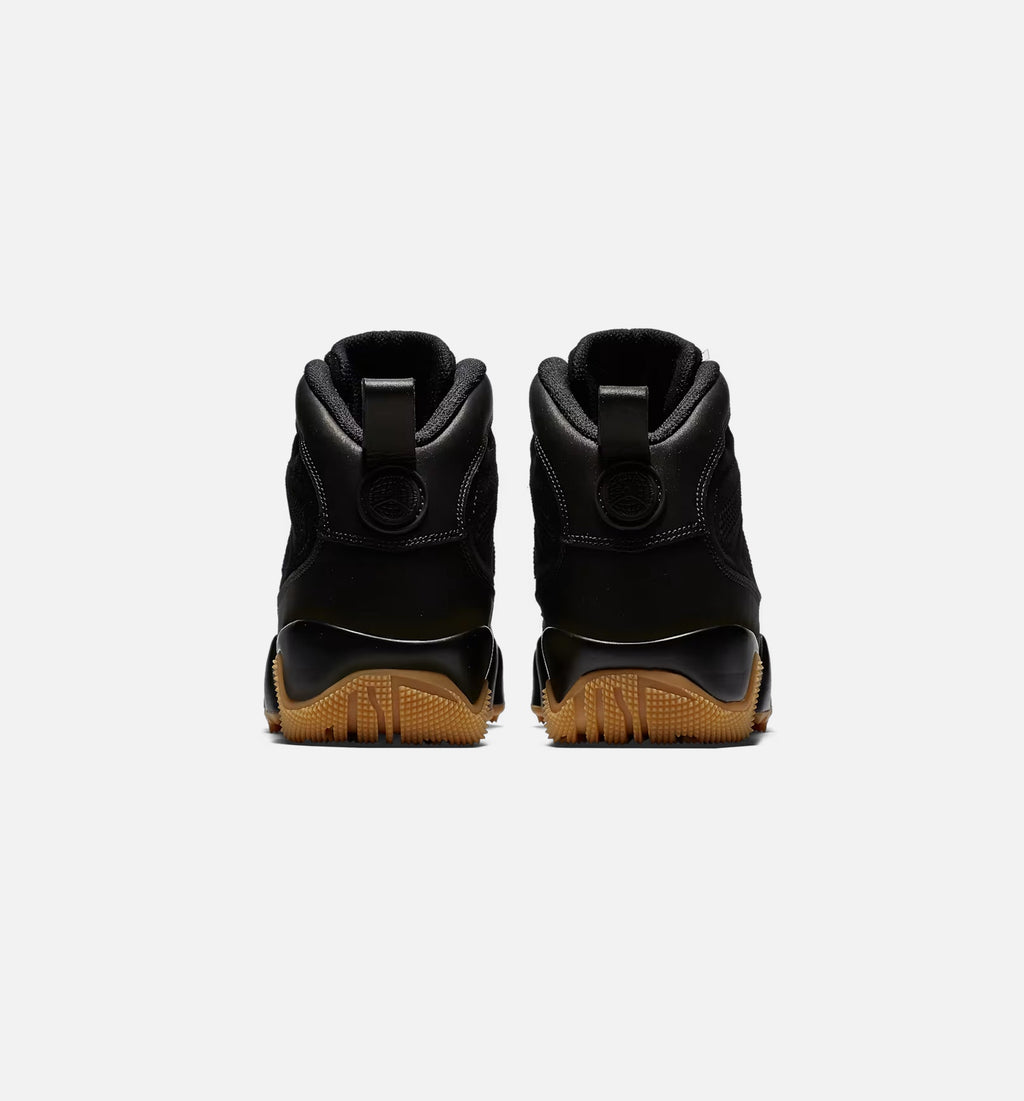 Air Jordan 9 Retro Men’s Lifestyle Boot – Black/Black/Gum Light Brown
