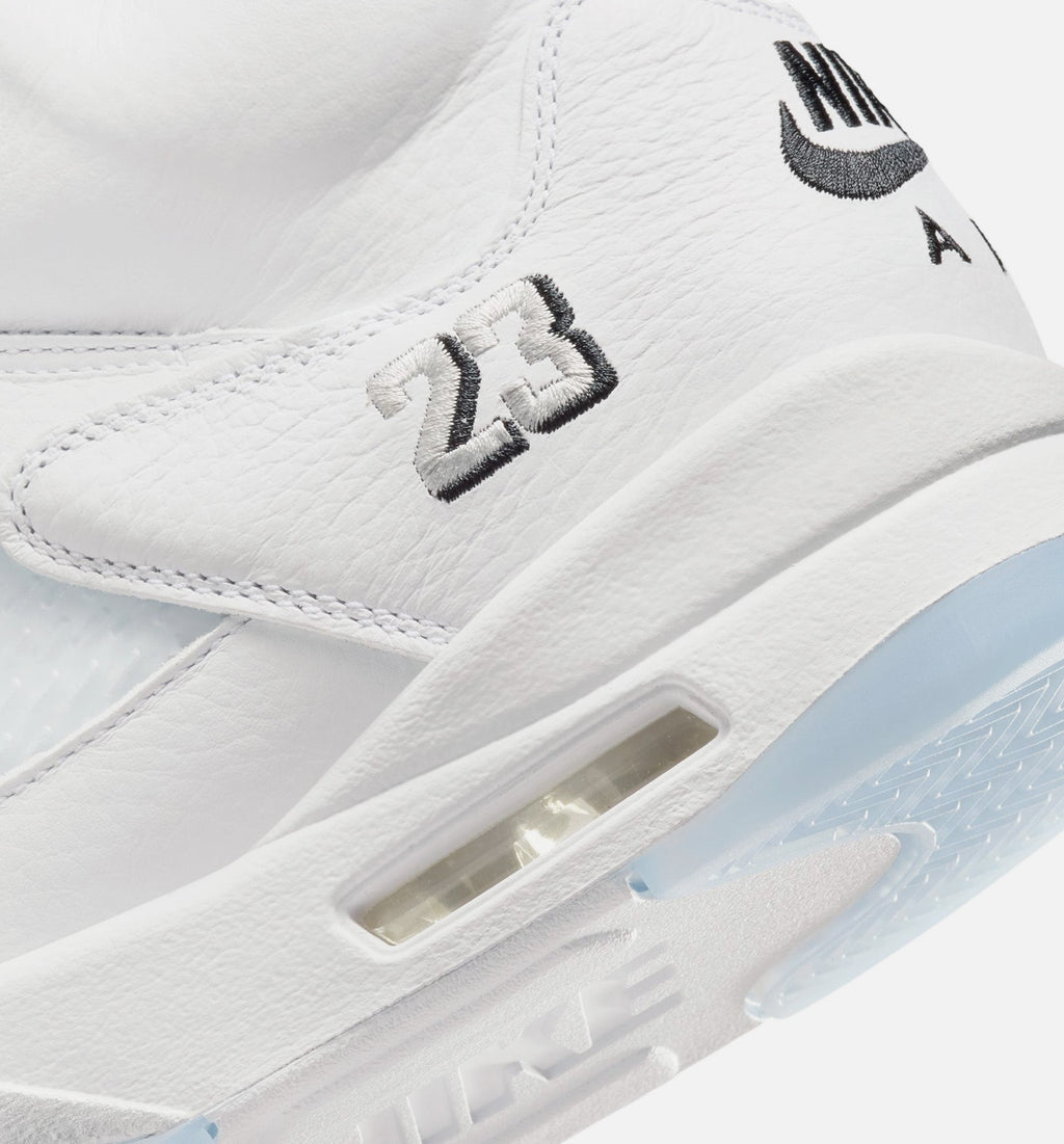 Air Jordan 5 Retro OG White Metallic Men’s Lifestyle Shoe – White/Metallic Silver/Black