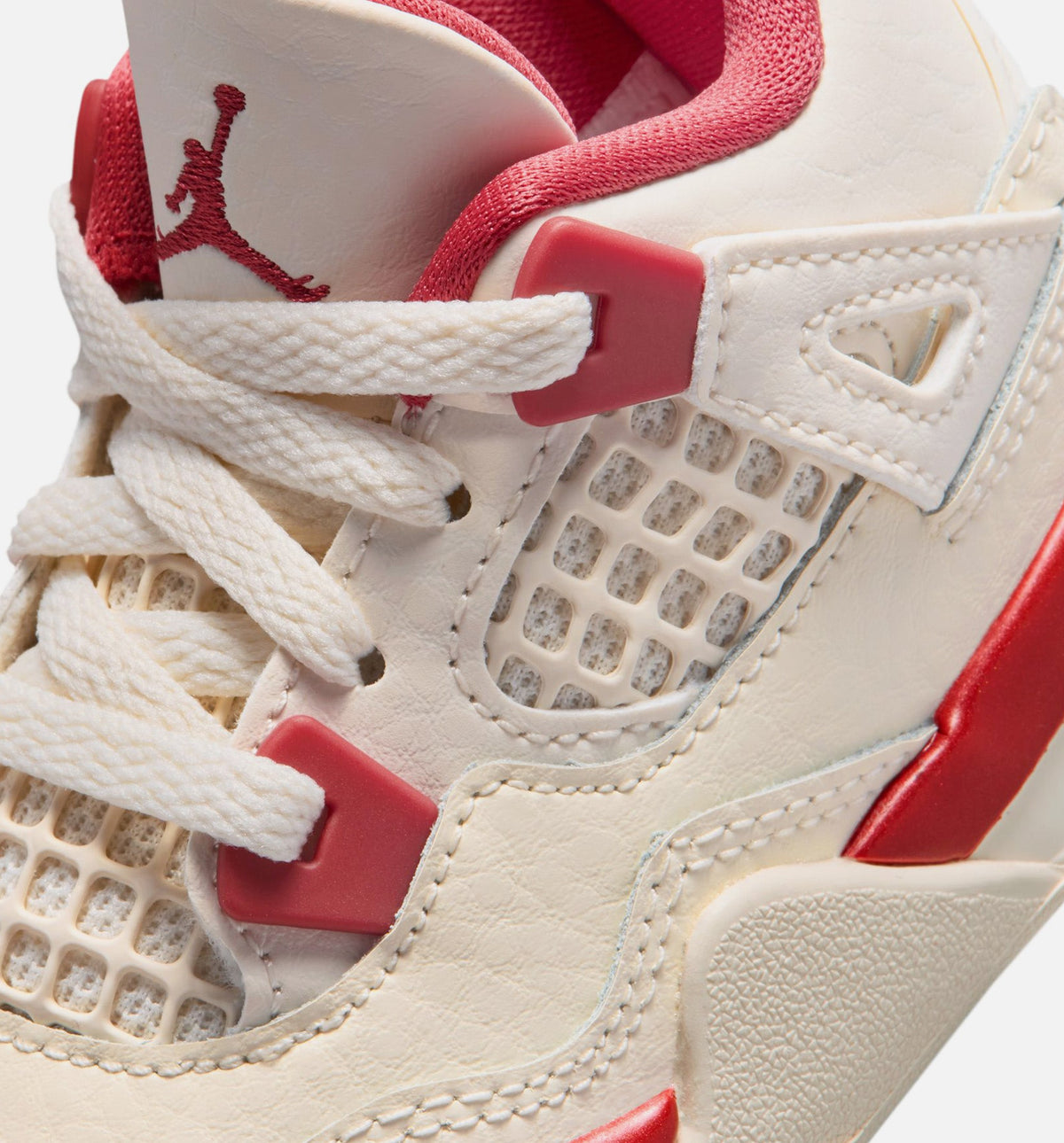 Air Jordan 4 Retro Valentine’s Day Infant/Toddler Lifestyle Shoe – Pale Ivory/Sierra Red/Tough Red