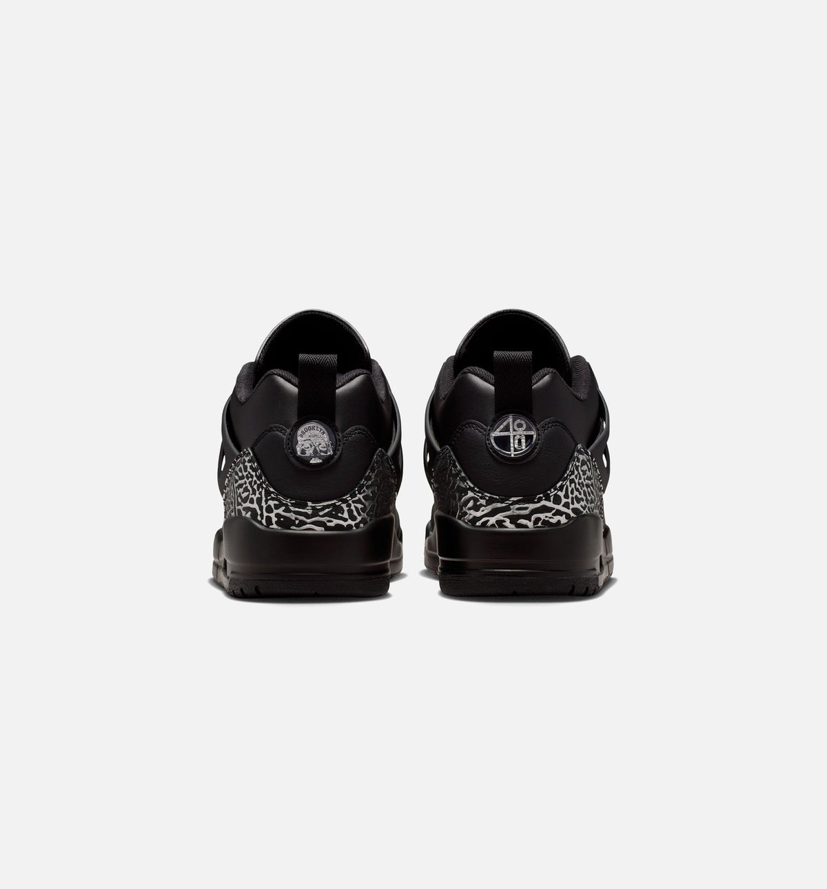 Spizike Low Men’s Basketball Shoe – Black/Black/Metallic Silver