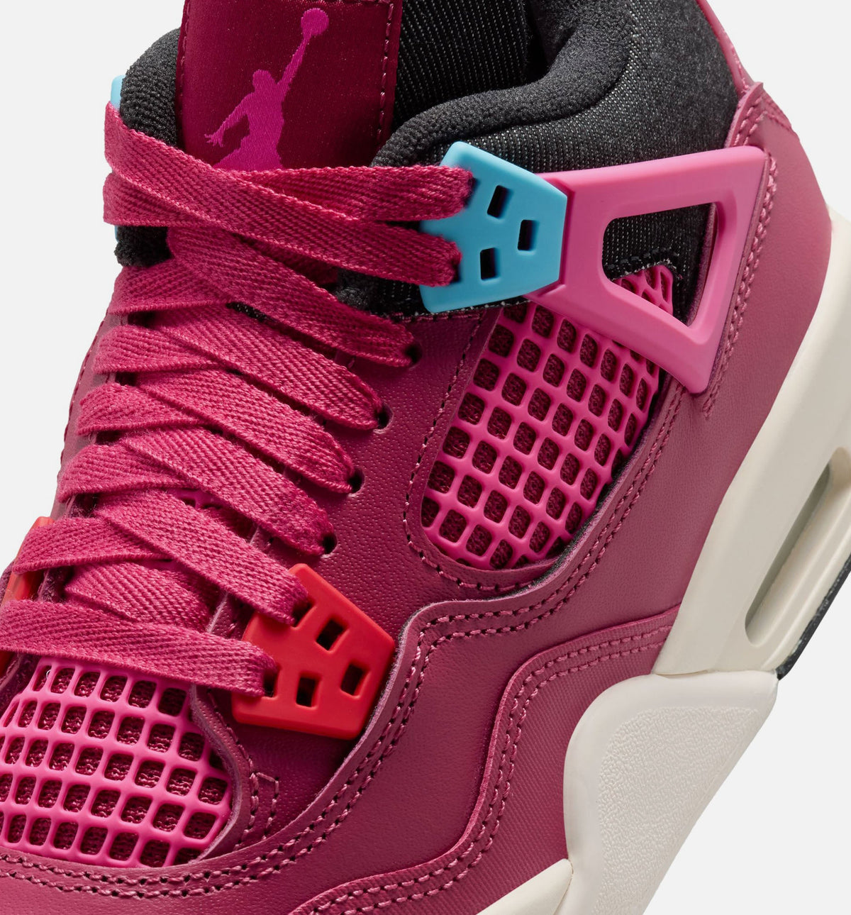 Air Jordan 4 Retro She’s A Star Grade School Lifestyle Shoe – Sweet Beet/Desert Pink/Off Noir/Chalk