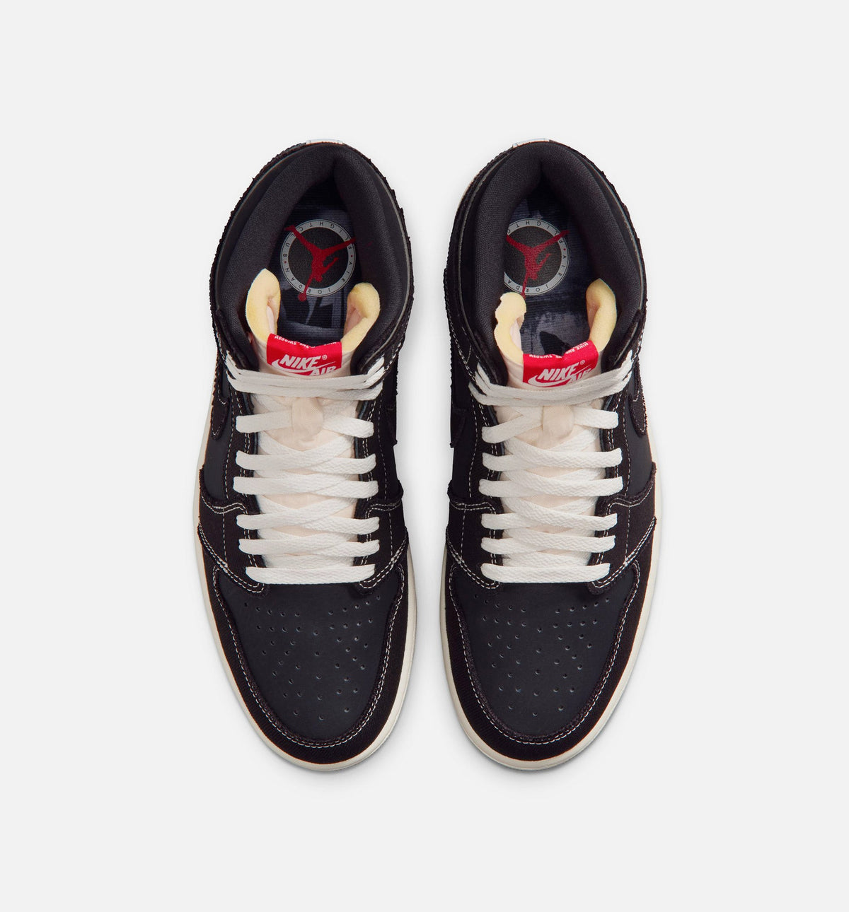 Air Jordan 1 Retro High OG Flight Club Men’s Lifestyle Shoe – Black/University Red/Sail/Gum Medium Brown