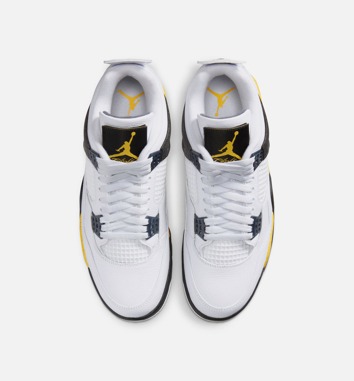 Air Jordan 4 Retro Rare Air Tour Yellow Men’s Lifestyle Shoe – White/Dark Blue Grey/Black/Tour Yellow