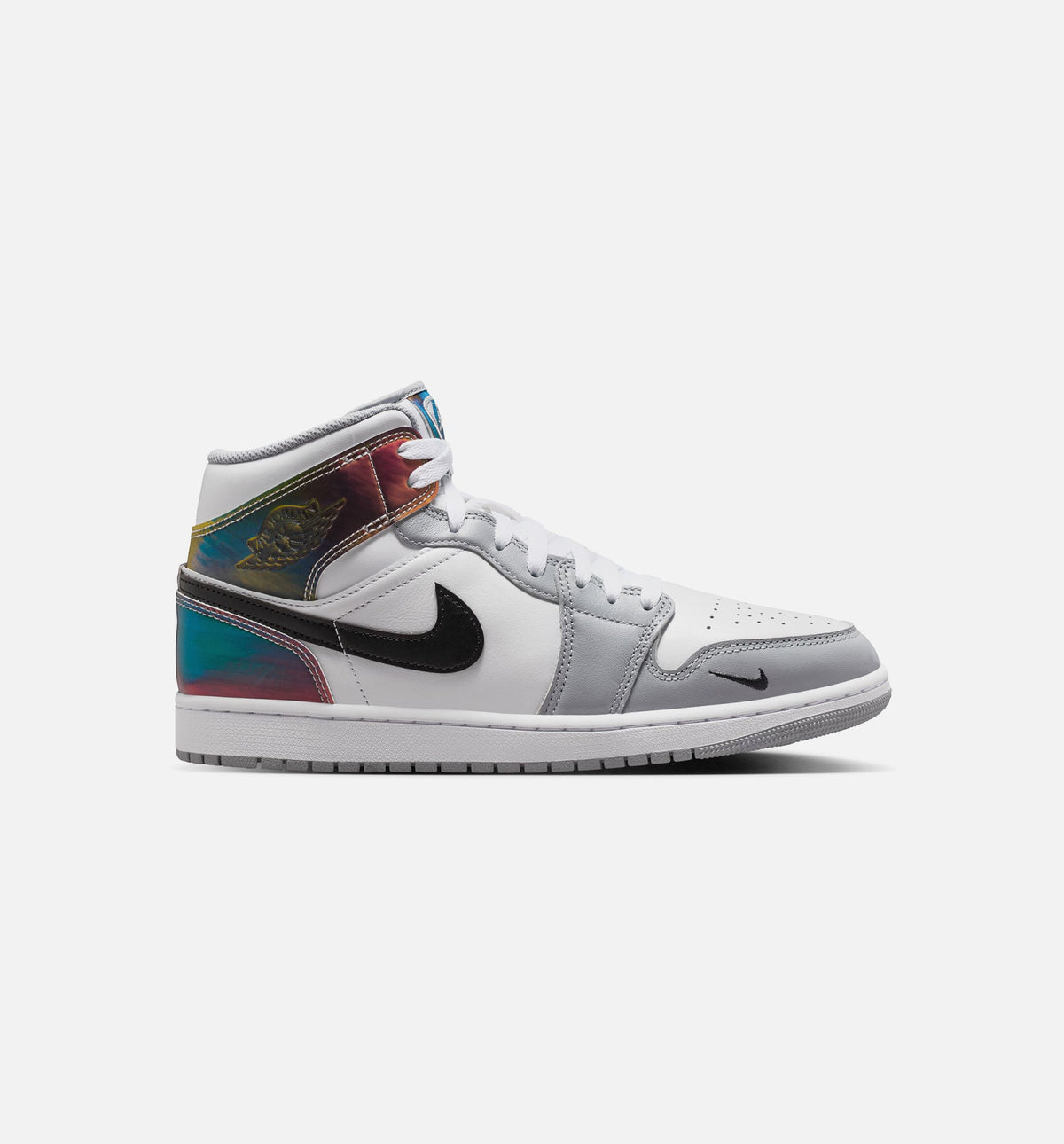 Air Jordan 1 Mid SE Men’s Lifestyle Shoe – Black/White/Wolf Grey